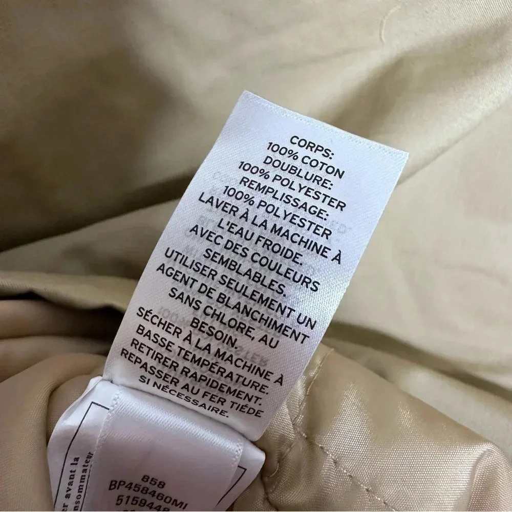 BP Nordstrom NWT Tan Grove Quilt Lined Button-up Shacket Shirt Jacket La… - Picture 10 of 11
